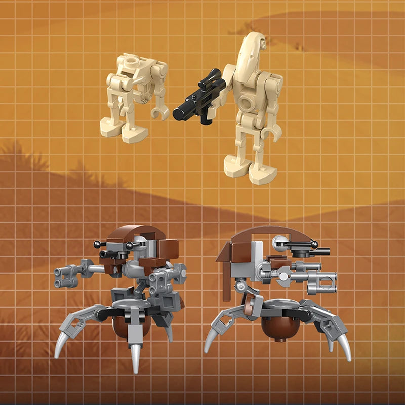Droid Carrier Building Blocks Set with Battle Droids