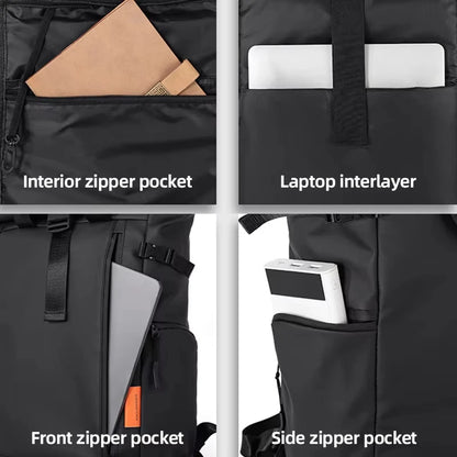 Waterproof Laptop Backpack – 15.6" Travel & Hiking Bag for Men