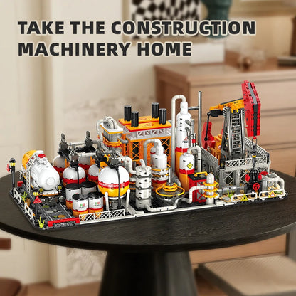 Oil Field Pump Jack MOC Building Blocks Set – City Engineering Bricks