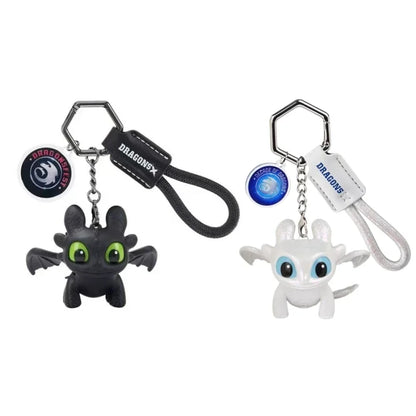 Toothless Dragon Keychain – Cute Glowing Car Ornament