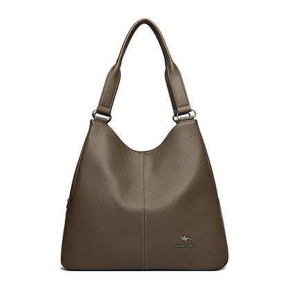 Leather Hobo Bag for Women – Large Top Handle Purse