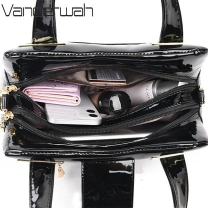Crocodile Pattern Luxury Tote Bag for Women