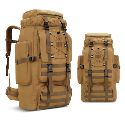 80L Large Hiking Backpack for Men – Camping & Mountaineering