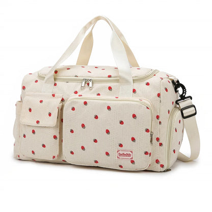 Corduroy Duffle Bag for Women – Large Travel & Gym Tote