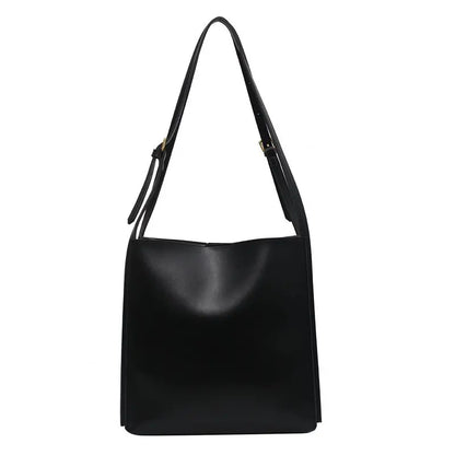 Luxury Leather Tote Bag – Large Capacity Shoulder Handbag
