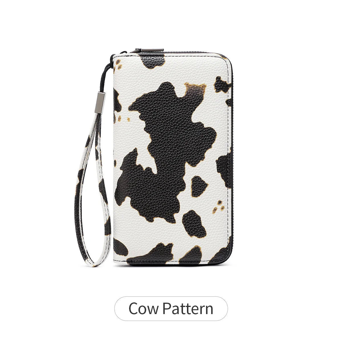 RFID Blocking Women's Animal Print Accordion Wallet Wristlet