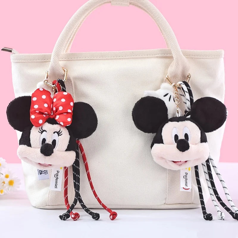Disney Character Plush Keychain – Mickey & Friends Pendant