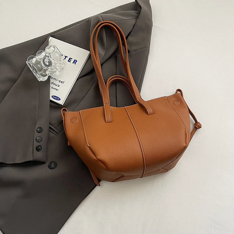 Moods Branded Underarm Shoulder Bags Women Latest Luxury Designer Handbags Soft Pu Leather Large