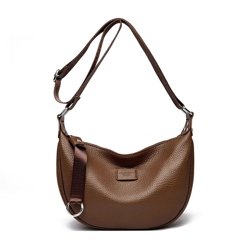 Dumpling Shoulder Bag for Women – Soft PU Leather Commuter Purse