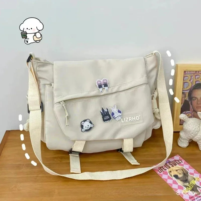 Korean Style Crossbody Messenger Bag for Students