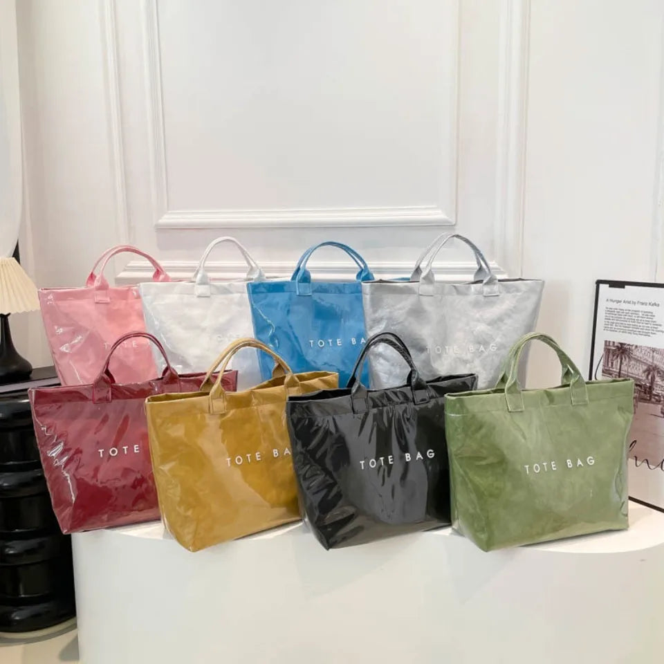PVC Tote Bag for Women – Large Waterproof Shopper