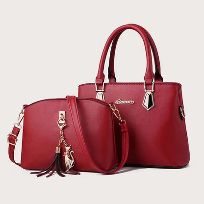 Women's 2-Piece Crossbody Handbag & Tote Set