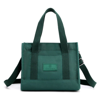 Simple Fashion Shoulder Bags For Women 2022 New Handbags Waterproof Nylon Canvas Tote Bag With Pockets Crossbody Lunch Bag Bolso