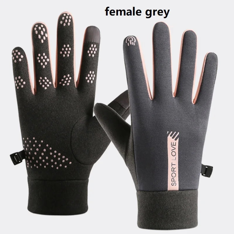 Waterproof Winter Sports Gloves – Anti-Slip Touchscreen Cycling