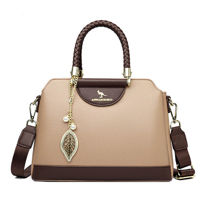 Luxury PU Leather Crossbody Bag for Women – 3-Layer Designer Handbag