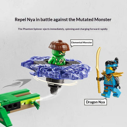 LEGO Ninjago 71849 Nya vs. Mutation Monster Spinjitzu Set