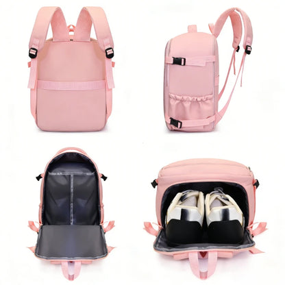 Carry-On Travel Backpack – Lightweight Laptop Boarding Bag