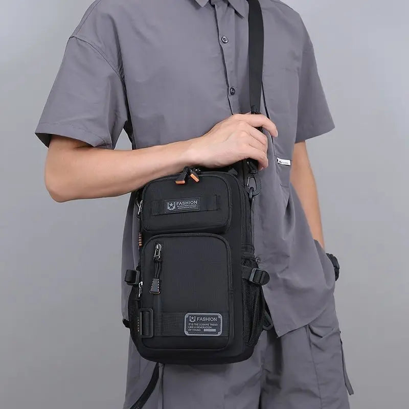 Men's Oxford Crossbody Sling Bag – Outdoor Chest Pack