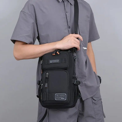 Men's Oxford Crossbody Sling Bag – Outdoor Chest Pack