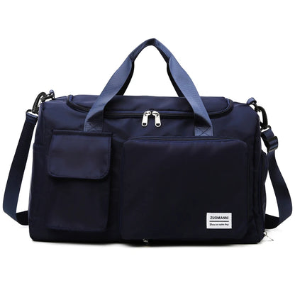 Large Capacity Weekender Duffle Bag with Shoe Compartment