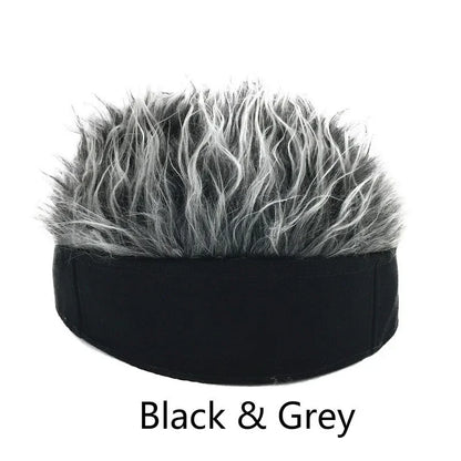 Funny Wig Hat – Hip Hop Fake Hair Cap for Men & Cosplay