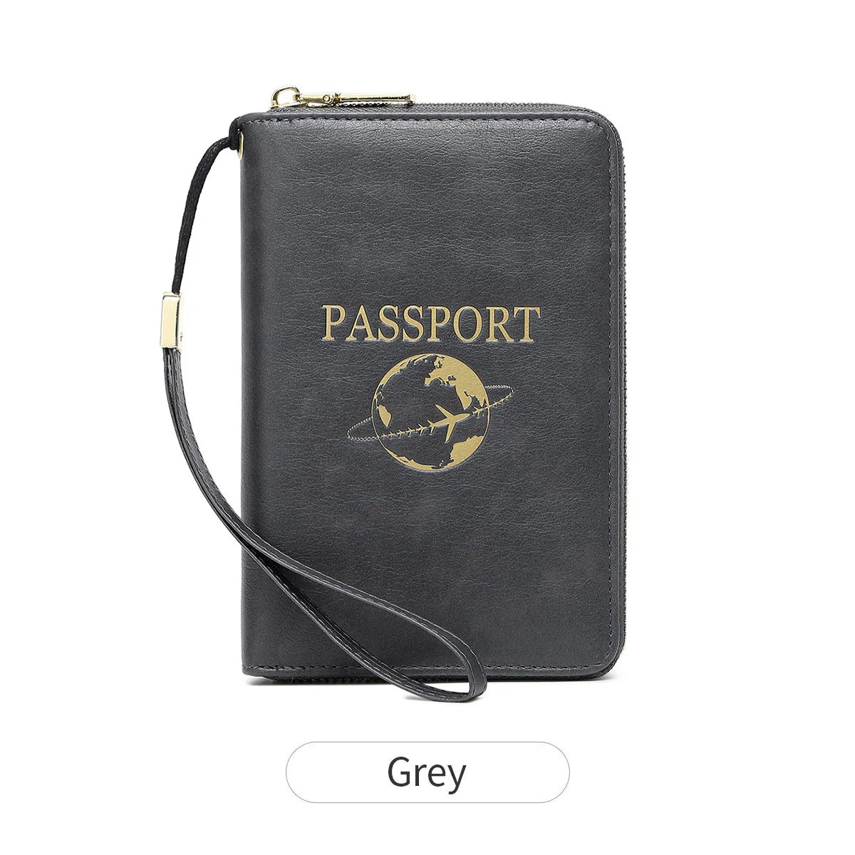 RFID Blocking Passport Holder & Travel Wallet – Credit Card Bag for Women & Men