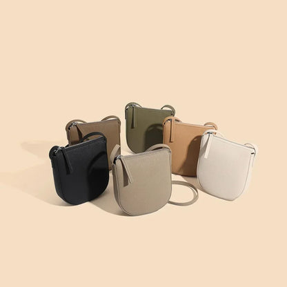 Genuine Leather Crossbody Bag for Women – Small Shoulder Phone Bag