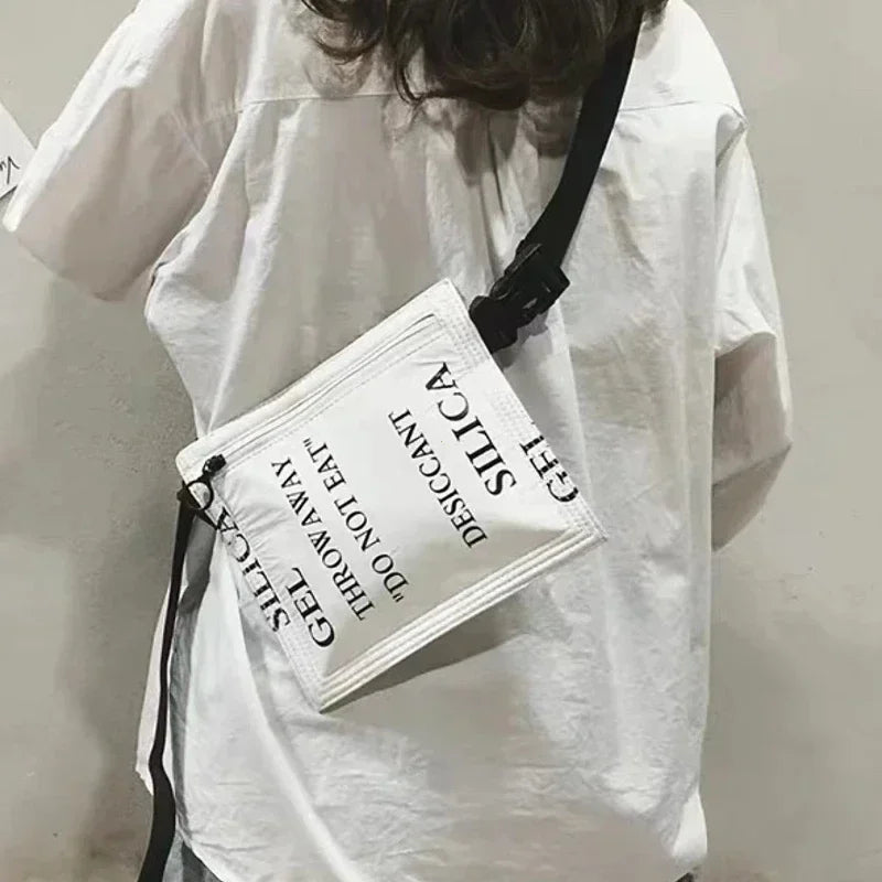 Silica Gel Desiccant Print Crossbody Chest Bag – Novelty Shoulder Purse