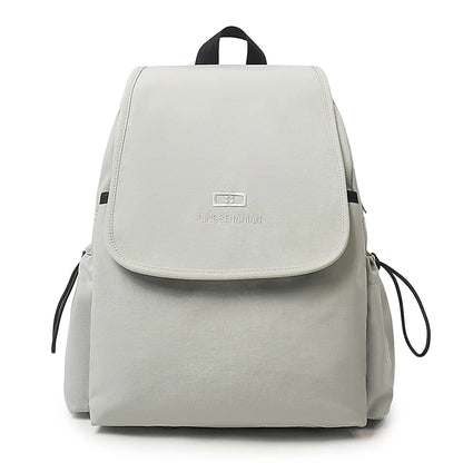 Waterproof Nylon Flip Backpack – Women's Travel & College Bookbag
