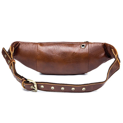 Men's Genuine Leather Waist Bag & Fanny Pack