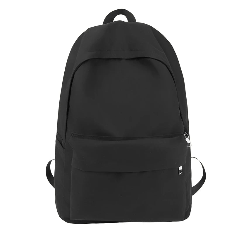 Large Capacity Nylon School Backpack for Teen Girls & Women