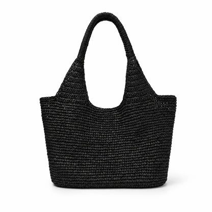 Straw Tote Bag – Handmade Woven Beach Bag for Women