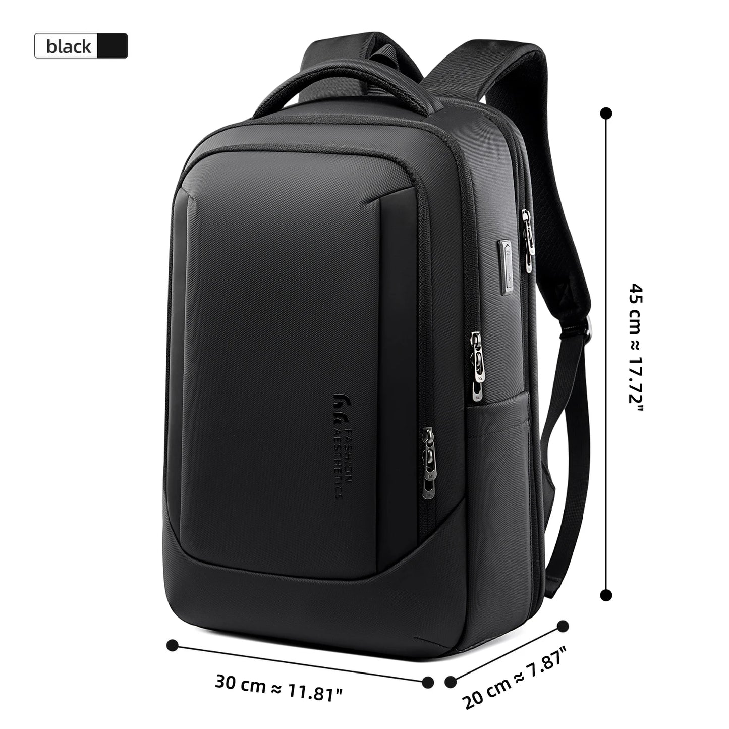 Business Laptop Backpack with USB Port – 17 Inch, Waterproof, Large Capacity