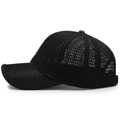 Breathable Mesh Baseball Cap Unisex Snapback Summer Sun Hat