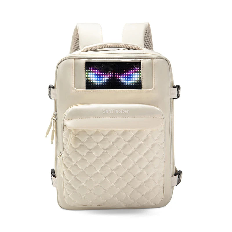 LED Display Laptop Backpack – Large Capacity Smart Bag