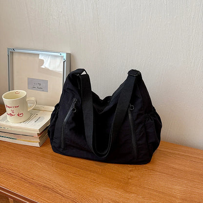 Large Capacity Hobo Shoulder Bag for Women – Multi-Pocket