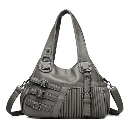 Luxury Leather Women's Shoulder Bag – Designer Hobo Handbag