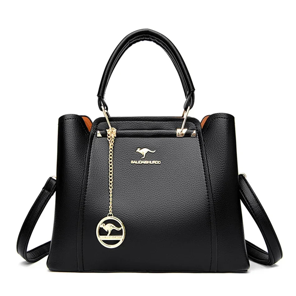 Large Capacity Leather Tote Bag for Women