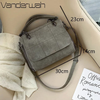 Luxury Soft Leather Crossbody Handbag for Women