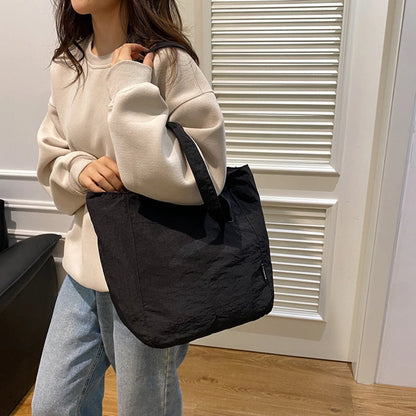 Casual Japanese Sle Nylon Waterproof Single Shoulder Underarm Bag Women Large Capaci Student