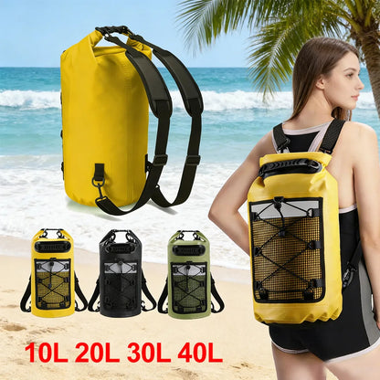 Waterproof Dry Bag Backpack – 10L 20L 30L 40L for Kayaking & Outdoor