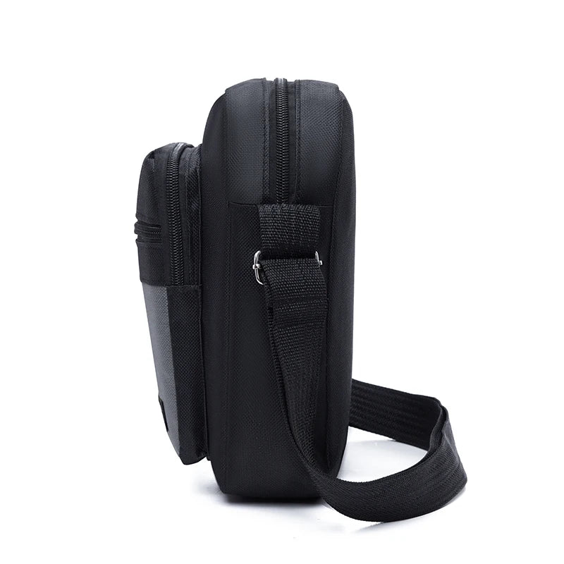Men's Oxford Messenger Shoulder Bag – Lightweight Casual Crossbody