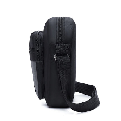 Men's Oxford Messenger Shoulder Bag – Lightweight Casual Crossbody