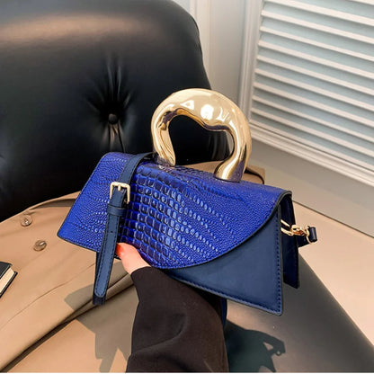 Crocodile Pattern Crossbody Bag – Women's Designer Handbag