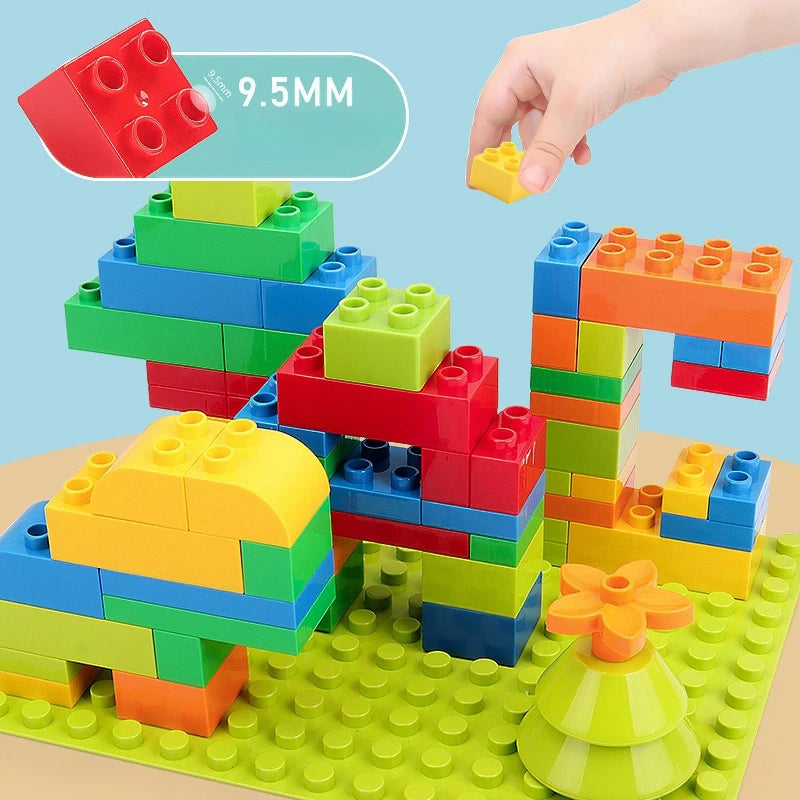 210-Piece Classic Building Blocks Set for Kids Ages 1–6 – Multi-Color