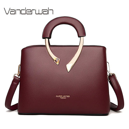 Leather Crossbody Shoulder Bag for Women – Luxury Designer Tote