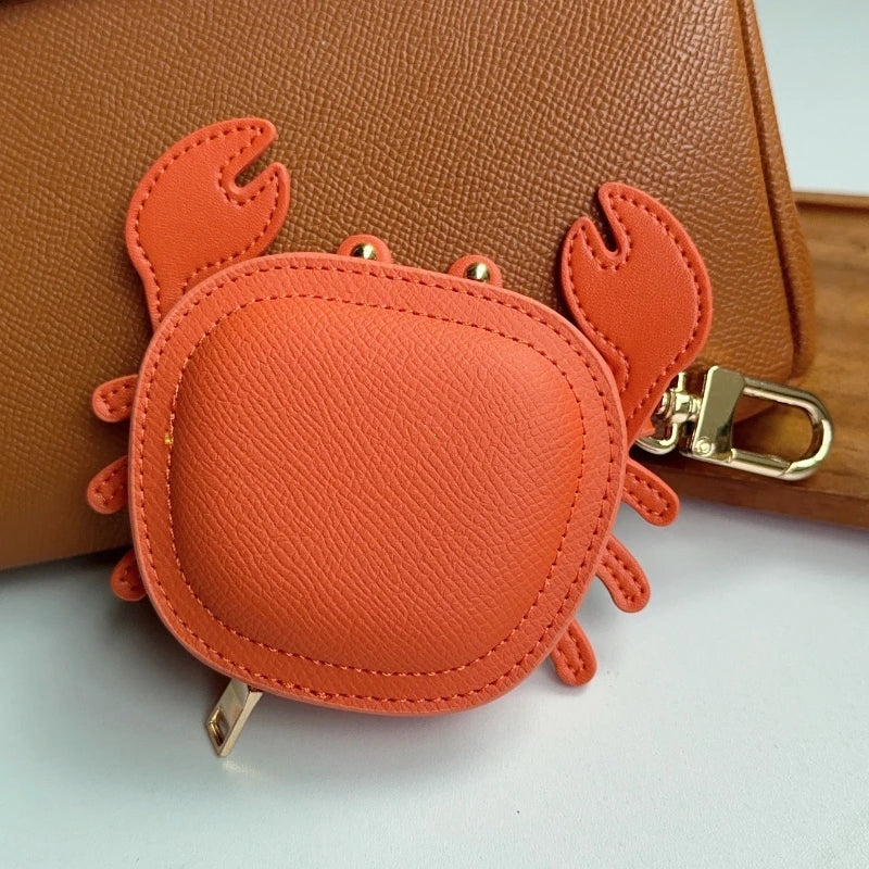 Crab Coin Purse Bag Charm – Mini Zipper Wallet & Earphone Pouch