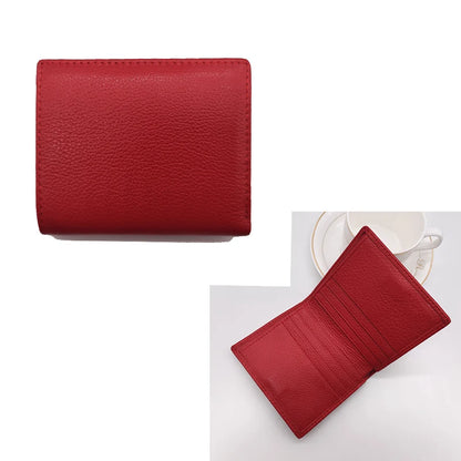 Slim Bifold Wallet – Unisex Short Wallet with Card Holder