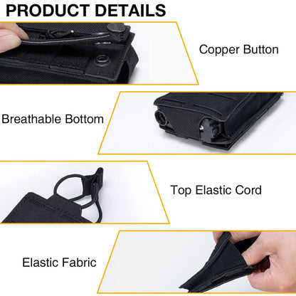Tactical MOLLE Magazine Pouch – Open-Top Single Mag Holder