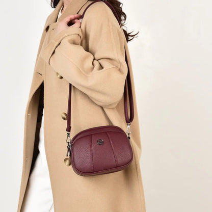 Soft Leather Crossbody Bag – Women's Luxury Shoulder Messenger Purse